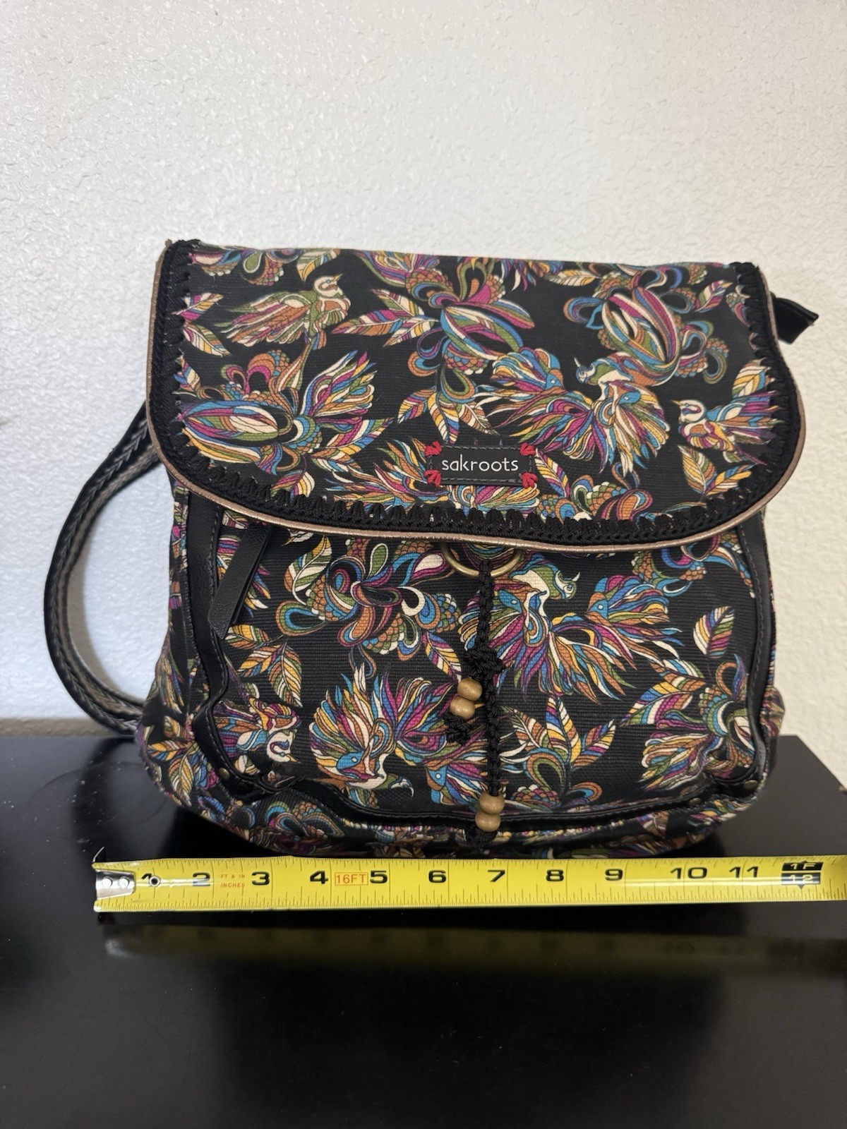 Sakroots Convertible Backpack Large Shoulder Cros… - image 7