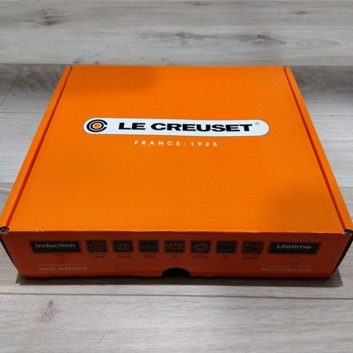 Le Creuset Grill Pan 24cm CARRE SENSATION Square Cast Iron New in Box Japan - Imagen 5 de 14