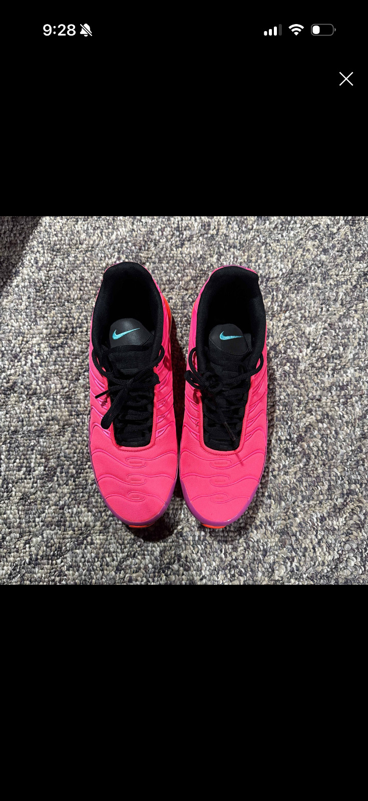 Size 11 - Nike Air Max Plus 97 Racer Pink. Worn twice. thumbnail 6