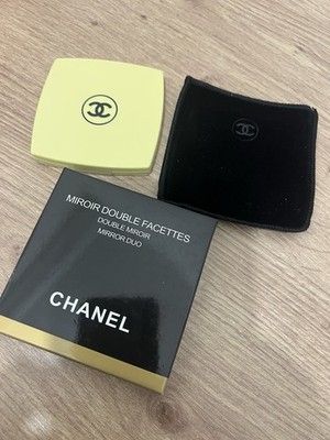 CHANEL SPIEGEL DOPPELSEITIG DUO GELB SELTEN 137.500 NEU