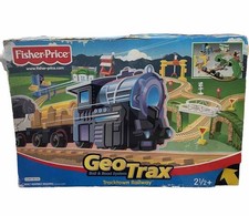 Fisher Price Geotrax Tracktown Railway 2003 B1836 New Sealed Vintage Train Set