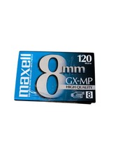 2 Pack - Maxell 8mm GX-MP Camcorder Tape 120 Min Video Cassette New Sealed