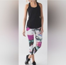 lululemon athletica Inspire Tight II Luxtreme Mesh Abstract Ankle Leggings 2