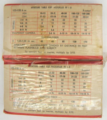 Philips Photoflux PF1B Flashbulbs x 23  Wotan Vacublitz XM1 Flashbulbs x 3  - Picture 3 of 8