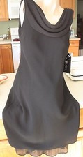 NWT Womens S.L. Fashions Size 6 Black Cocktail Dress