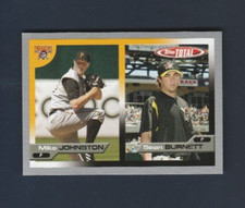 2005 Topps Total Baseball SILVER Rookie Card # 687 Mike Johnston Sean Burnett