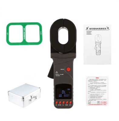 Clamp Ground Resistance Tester 1200Ω Current Range 0.00mA-20A Resolution 0.01mA