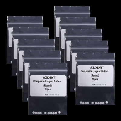 Attacchi Linguali Ceramica Composita Ortodonzia Dentale Pulsanti Linguali In Ceramica Per Ortodonzia - Base Rotonda Adesiva, Marca AZDENT Pulsanti Linguali Ortodontici - Foto 10