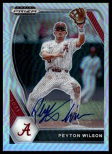 Peyton Wilson 2021 Panini Prizm DP #PDP66 Base Autographs Silver Prizm Auto
