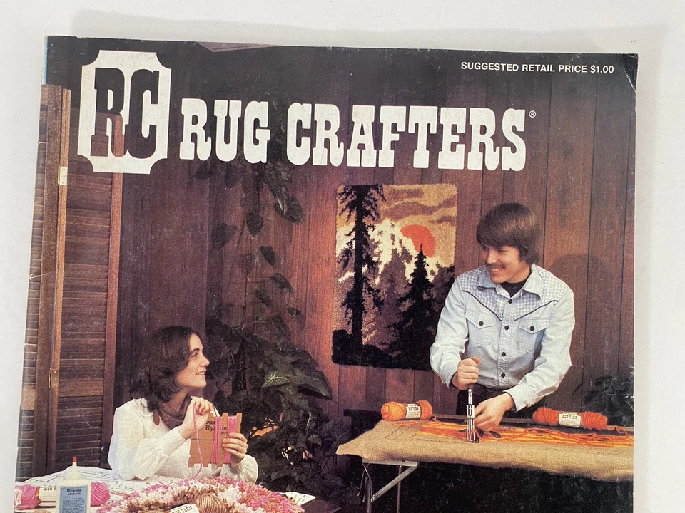 RC Rug Crafters  Vintage 1979 California Retro 70’s Art Pattern Design Booklet - Image 2 of 4