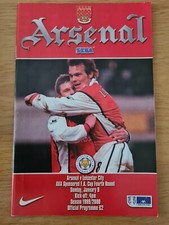 Arsenal V Leicester City. FA Cup 4th Round. 9/1/2000