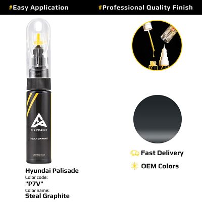 Touch up Paint for Hyundai Palisade Code: P7V Steal Graphite