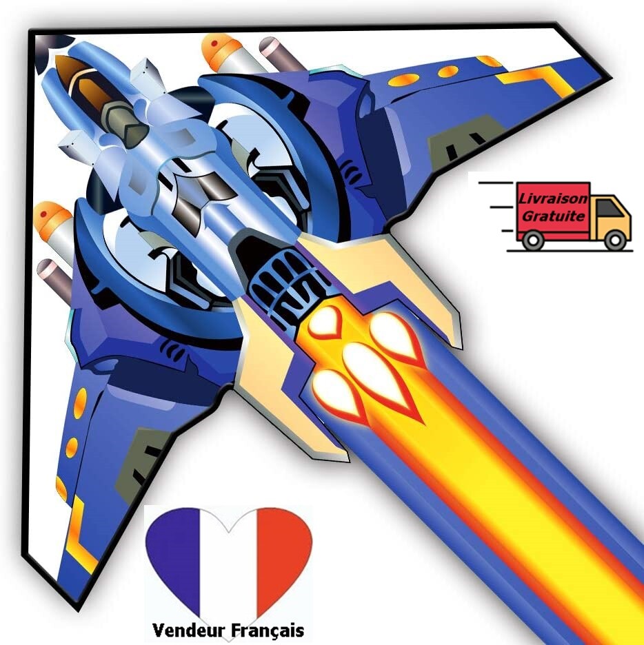 Cerf-volant d'avion multicolore avec fil le cadeau d'extérieur parfait pour fille et garçon