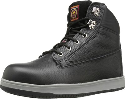 Skechers Men's Ossun Sebree Steel Toe Work Boot 77074 Black