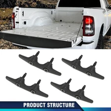 2019-2025 (2002-2008) Dodge RAM 2500 Bed TIE DOWN HOOKS SET OF 4 With Bolts