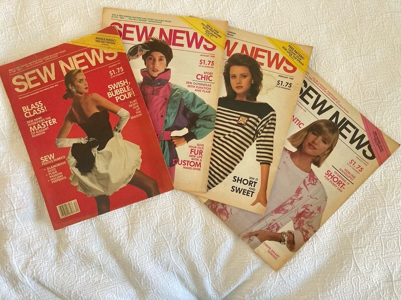 Sew News - Issues From Dec. 1987, Jan. 1988, Feb. 1988, & March 1988