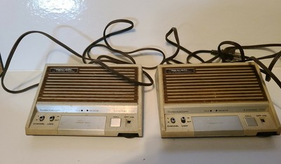 2 Realistic Selectacom 43-214 FM Radio Wireless Intercom System Unit Lot