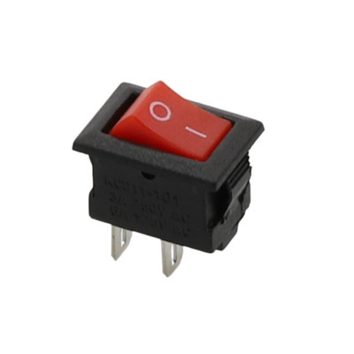 10x15mm On/Off Rocker Switch SPST 2 Pin Maintained 3A 250V Boat Car appliance