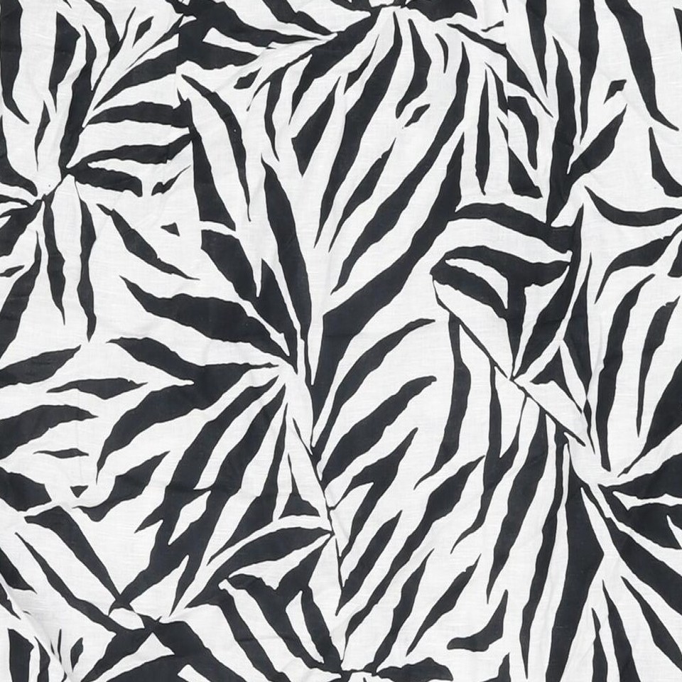 Marks and Spencer Womens White Geometric Linen Wrap Skirt Size 14