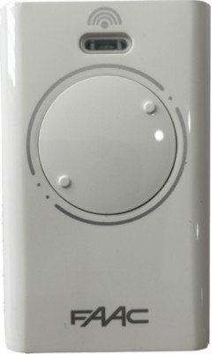 FAAC 787007 XT2 433 SLH LR Automation Gate Remote Control 2 Channel 433MHz White