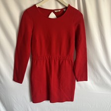 Jack Wills Women’s Red Long Sleeve Little Red Dress Size 12