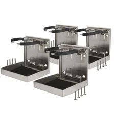 4X Stainless Steel Adjustable Drink Holder Folding Cup holder for Boat Caravan 