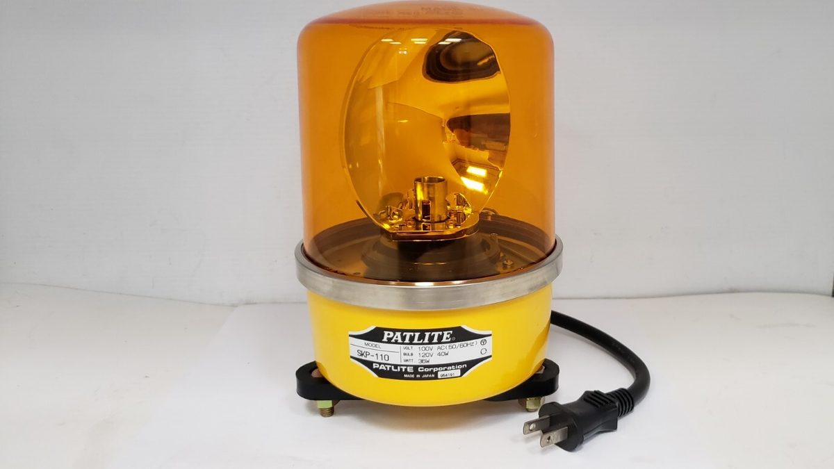 PATLITE SKP-110 STROBE LIGHT, BULB: 40W 120V, WATT: 36W, 100VAC