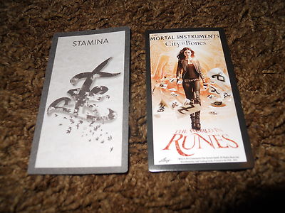 Mortal Instruments City of Bones Rune Trading Card Stamina