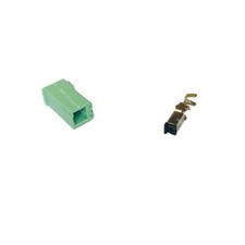 1 x GT5-1S Female Jack GREEN crimp RG174 RG179 RG316 RG188 cable connector