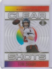 2021 Panini Illusions Football Tom Brady Clear Shots insert card #CS-3
