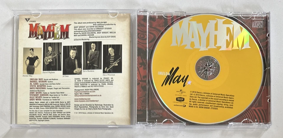 Imelda May - Mayhem CD Album Rockabilly NM / NM - Image 4 of 4