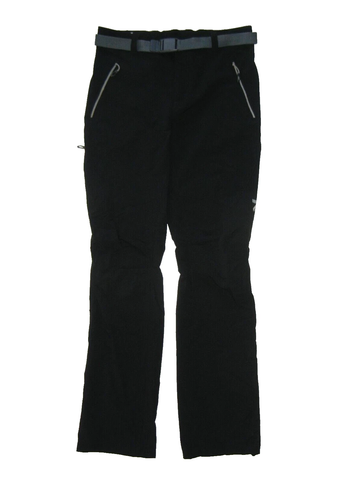 COLUMBIA TITANIUM Black Nylon/Spandex SOFT SHELL OUTDOOR PANTS Hike Gym Women 30