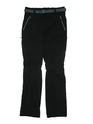 COLUMBIA TITANIUM Black Nylon/Spandex SOFT SHELL OUTDOOR PANTS Hike Gym Women 30