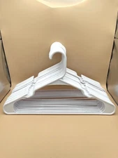 Bulk 30 Pack Plastic Clothes Hangers - Triangular Heavy Duty Closet Organizer