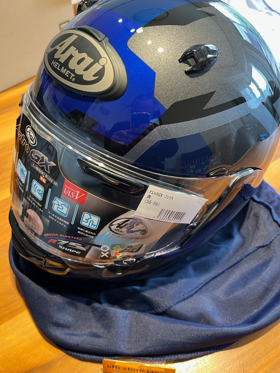 Arai ASTRO青グラフィック Mサイズ57-58 Arai ASTRO青グラフィック M