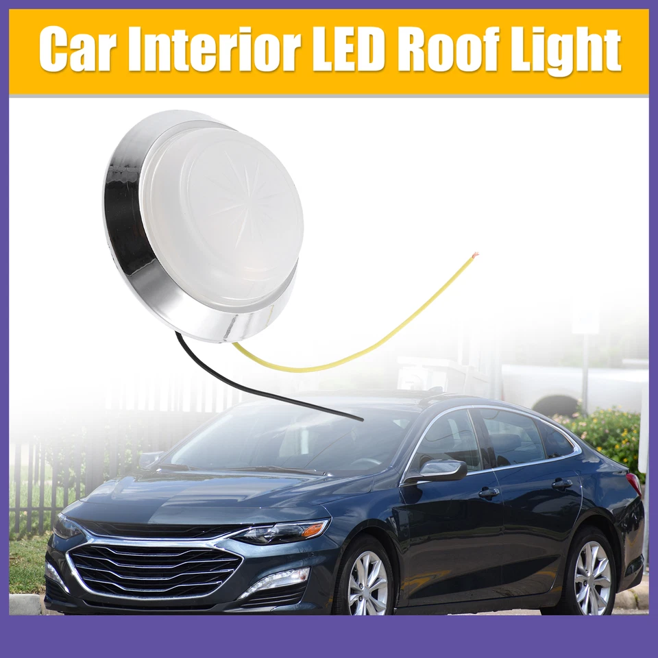 12V Car Reading Light LED Round Reading Lamp Kit ONE Custom for Pontiac GTO - Image 2 of 4