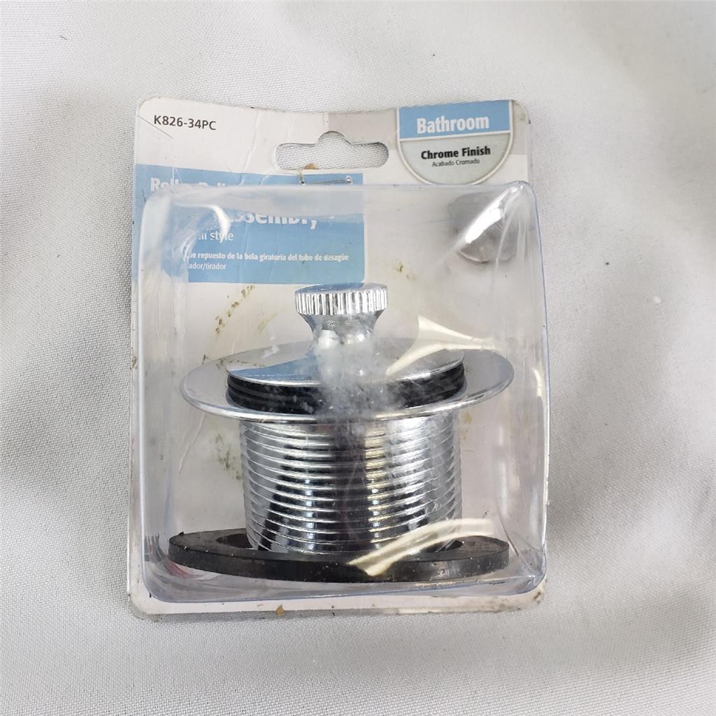 = Keeney Roller Ball Drain Assembly Chrome Finish Bathroom K82634PC eBay