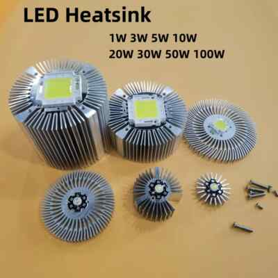 1W 3W 5W 10W 20W 30W 50W 100W Watt High Power LED Heatsink cooller ...