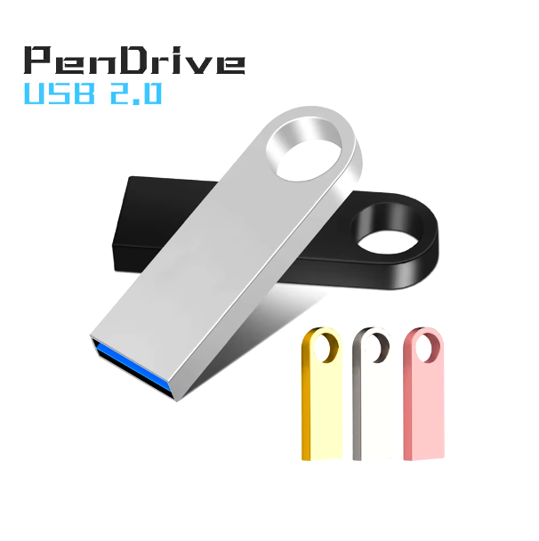 USB Flash Drive Pendrive Metal 64 Gb Black Color 40+ File Formats Free Shipping-image
