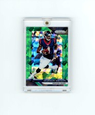 RARE 2018 Prizm GREEN CRACKED ICE SP REFRACTOR (2ND YR) DESHAUN WATSON /75▪️HOU 
