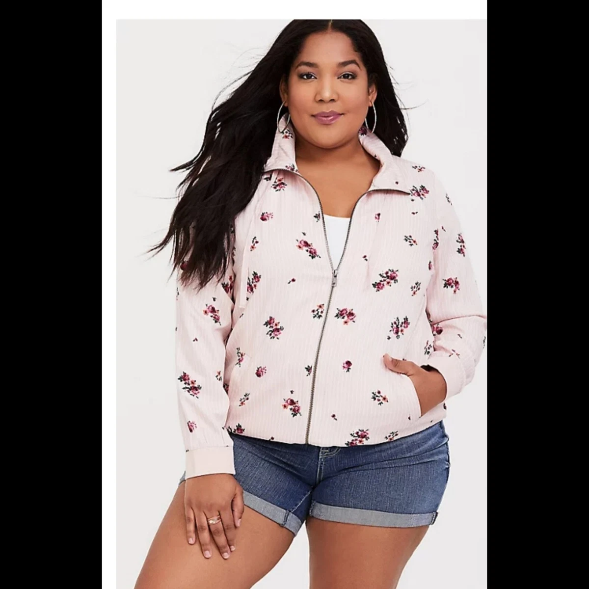 Torrid floral best sale jacket