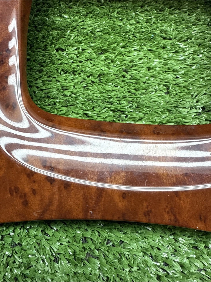 2002-2007 Toyota Highlander Shift Floor Trim Bezel Heated Seat Woodgrain - Image 3 of 4