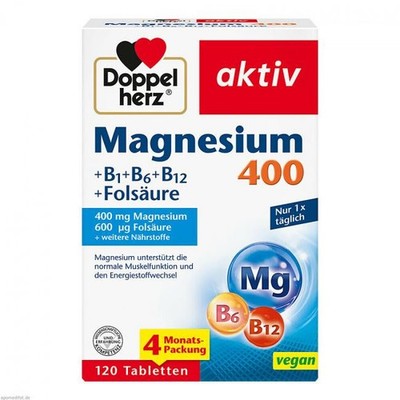 DOPPELHERZ MAG+B1+B6+B12+F PZN16350185 Verfall 8.27