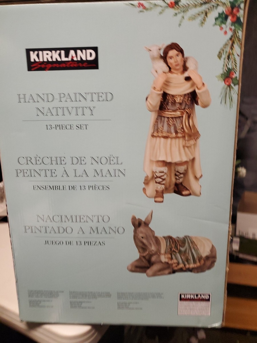 Kirkland Signature Hand Painted Nativity Set, 13-piece 1705465