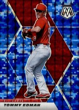 2021 Panini Mosaic - Tommy Edman #150 Reactive Blue Mosaic Prizm