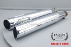 2018 Harley Touring SLIP ON Exhaust Muffler Pipe Set SCREAMIN EAGLE CHROME #4200
