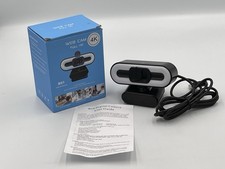NEW 4K Full HD Webcam B01 USB Web Cam w/ Mic Privacy Cover Windows Mac NIB