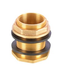 For Water Tank Connector Brass with Baffle Plates for Improved Flow and Sealing