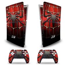 PS5 Slim Digital Skin Sticker Protective Vinyl Decal Cover Console&2 Controllers