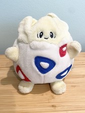 READ Vintage 1998 Pokemon Talking Togepi 6 Plush Toy Working Tested